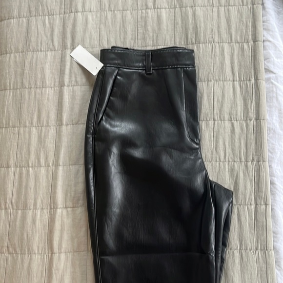 Aritzia Babaton vegan leather trousers - Picture 1 of 3